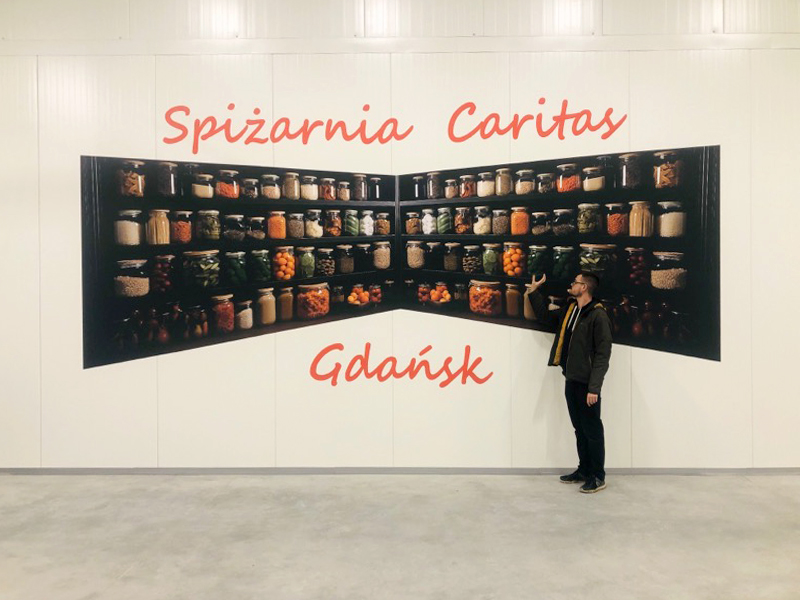 Spiżarnia Caritas | reklama wielkoformatowa