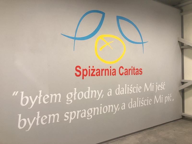 Spiżarnia Caritas | reklama wielkoformatowa