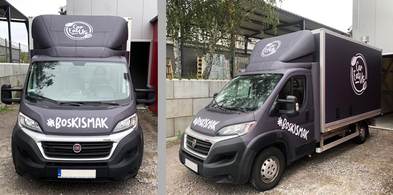 Boski Smak | oklejanie samochodu folią wylewaną